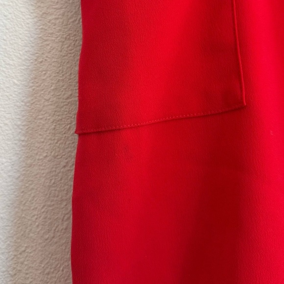 Amanda Uprichard Red Cargo Dress Small - Picture 3 of 6